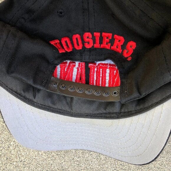 VTG 90s CALIFORNIA HEADWEAR Indiana Hoosiers Snapback Hat Mens University of M/L - Picture 5 of 6